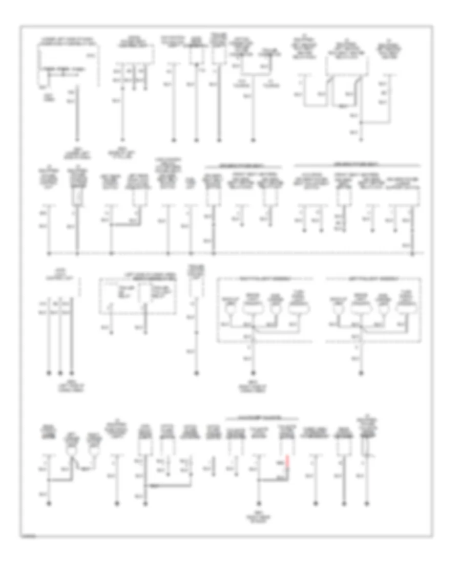 Электросхема подключение массы заземления (4 из 5) для Honda Pilot EX 2009