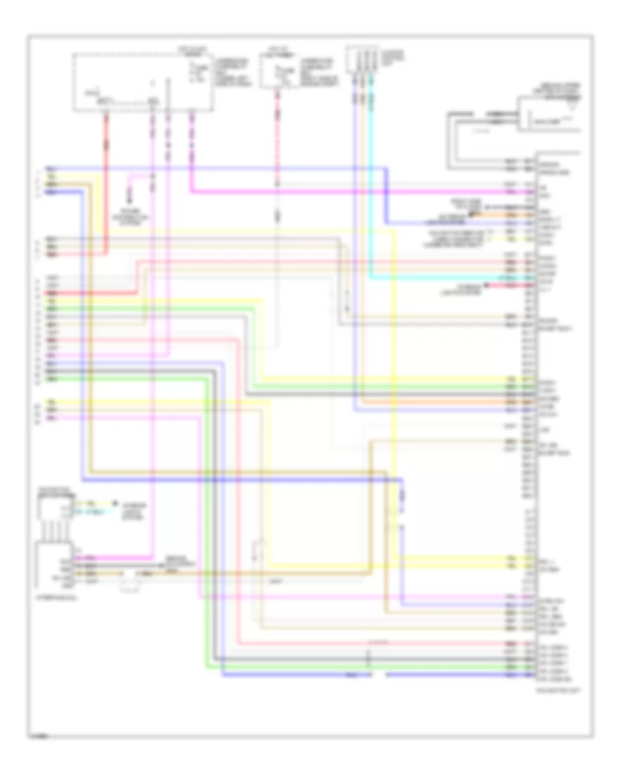 Электросхема навигации GPS (6 из 6) для Honda Pilot EX 2009