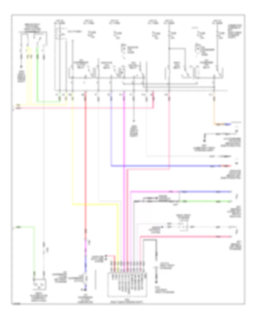Электросхема кондиционера (3 из 3) для Honda Pilot EX 2014