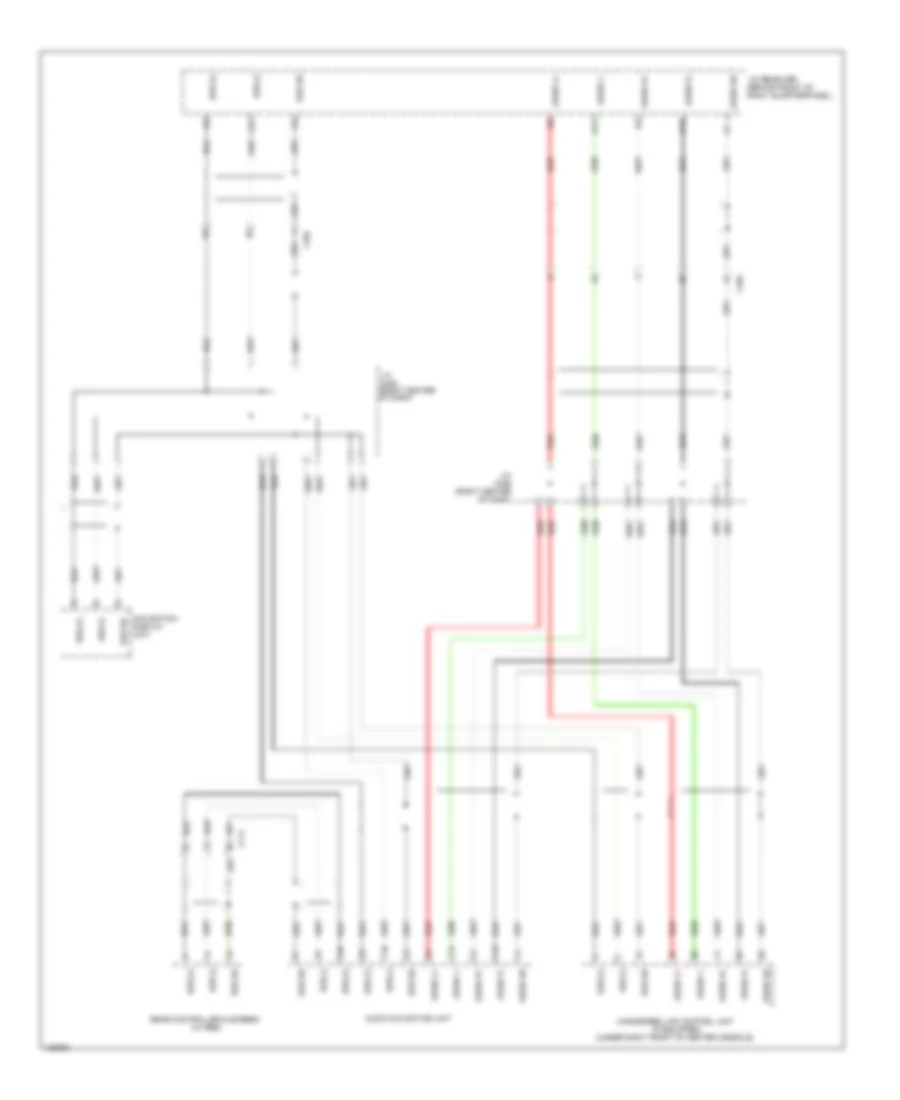 Схема Аудио GA-NET Bus/GA-NET, С Навигация для Honda Pilot EX 2014