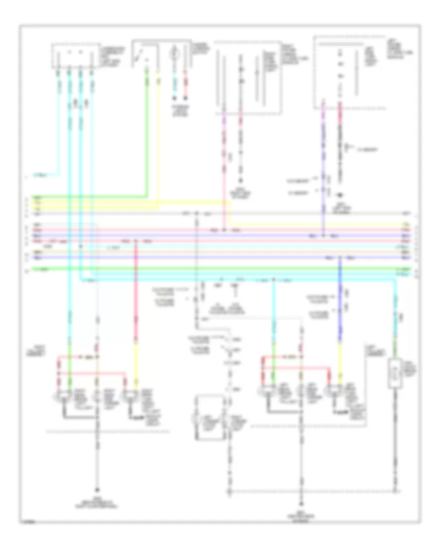 Электросхема внешнего освещения, без Установленный Фабрикой Соединитель Освещения Трейлера (2 из 4) для Honda Pilot EX 2014