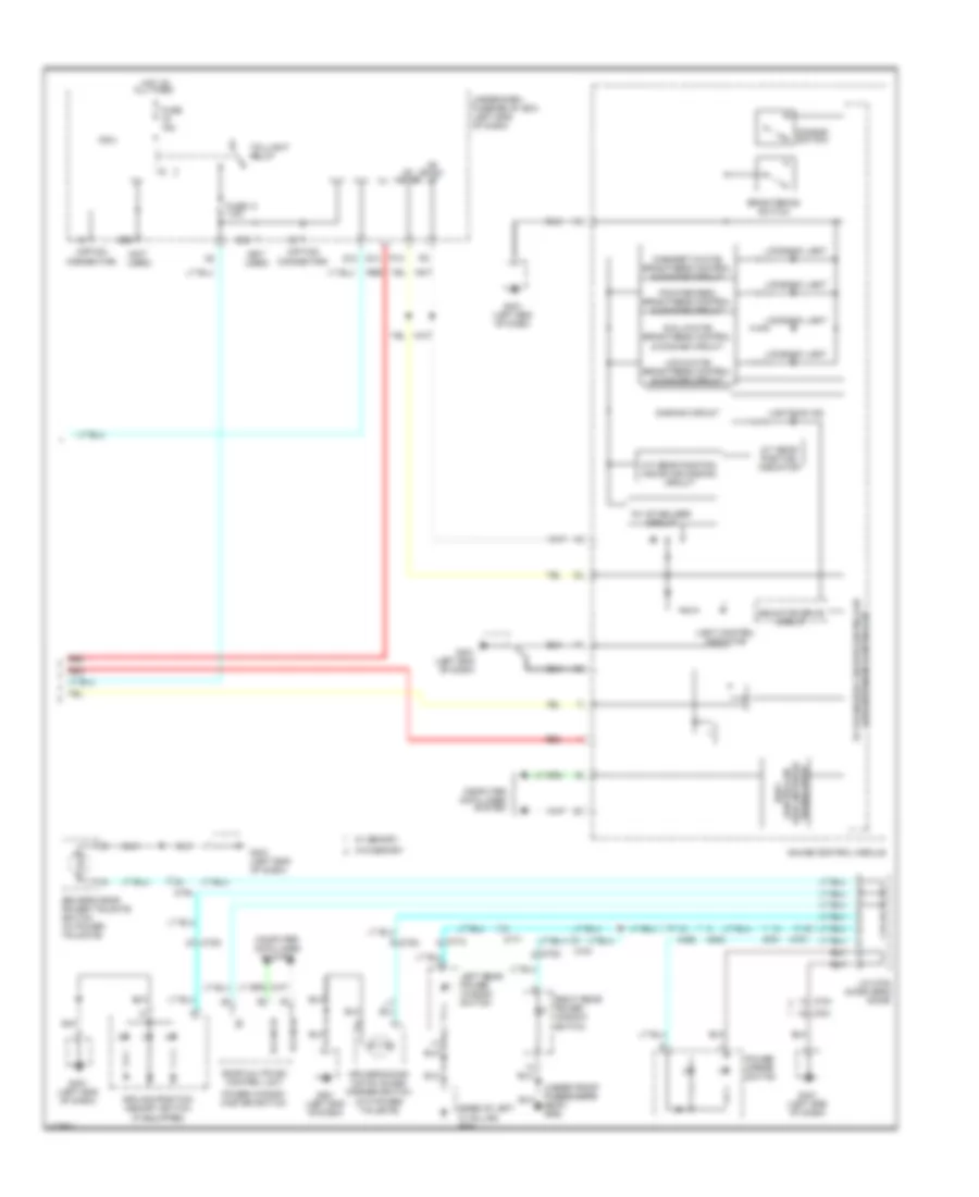 Электросхема подсветки приборов (3 из 3) для Honda Pilot EX 2014