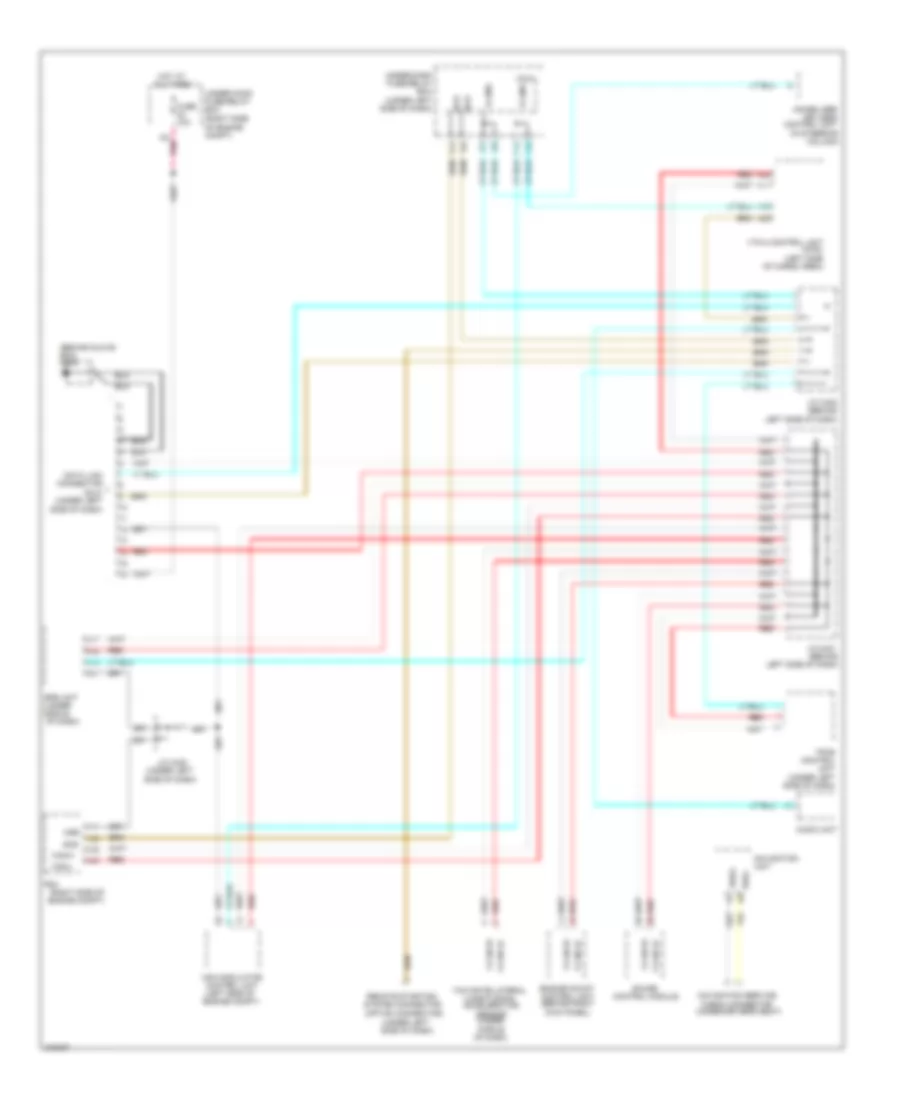 схема соединителя канала связи для Honda Pilot LX 2009