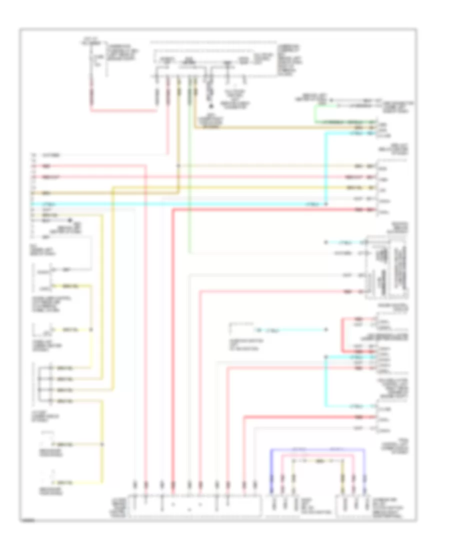 схема соединителя канала связи для Honda Element LX 2011