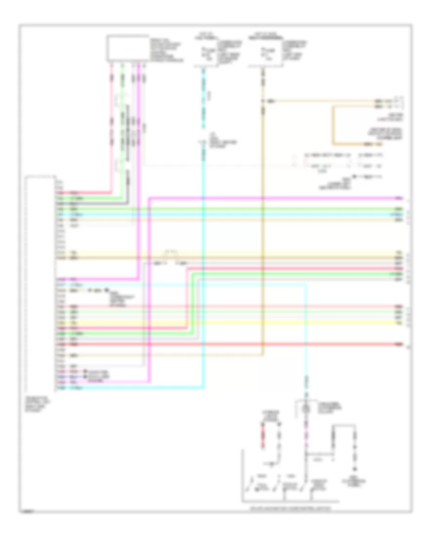 Электросхема системы Telematics (1 из 2) для Honda Accord Hybrid 2014