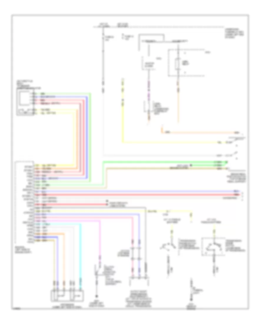 Электросхема системы круизконтроля (1 из 2) для Honda Fit 2011