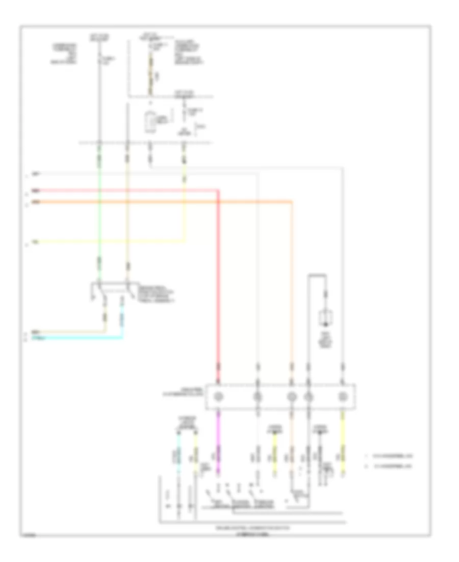 Электросхема системы круизконтроля (2 из 2) для Honda Pilot LX 2014