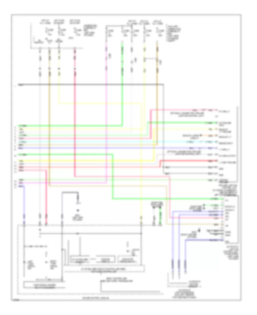 Электросхема внешнего освещения, без Установленный Фабрикой Соединитель Освещения Трейлера (4 из 4) для Honda Pilot LX 2014