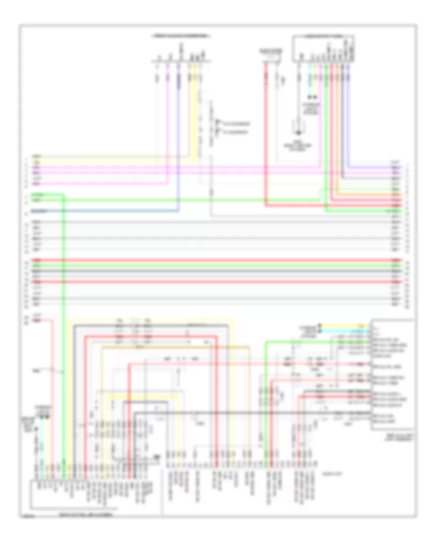 Электрсхема магнитолы. Премиум комплектация., без Навигация (4 из 5) для Honda Pilot LX 2014
