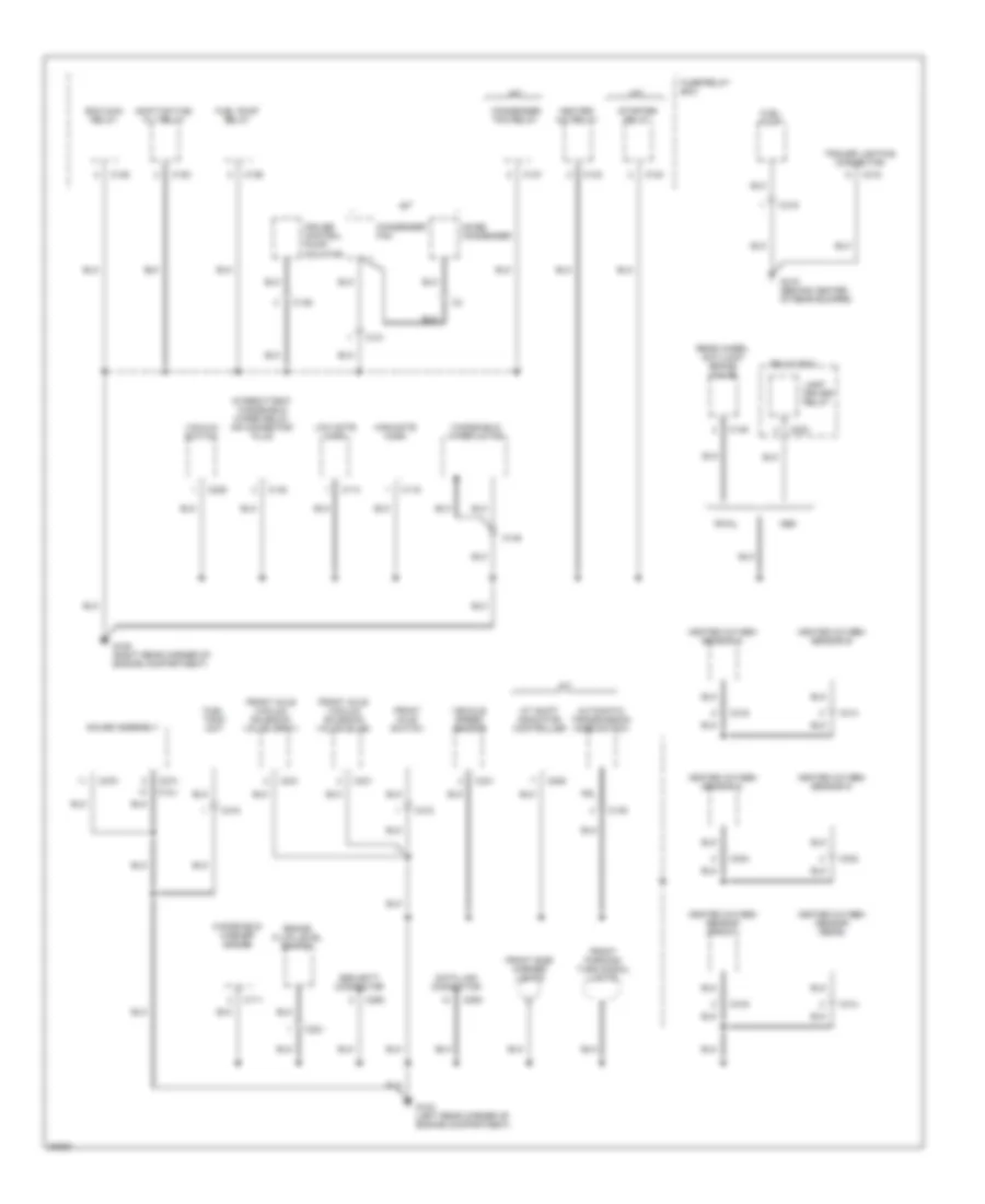 Электросхема подключение массы заземления (2 из 3) для Honda Passport DX 1996