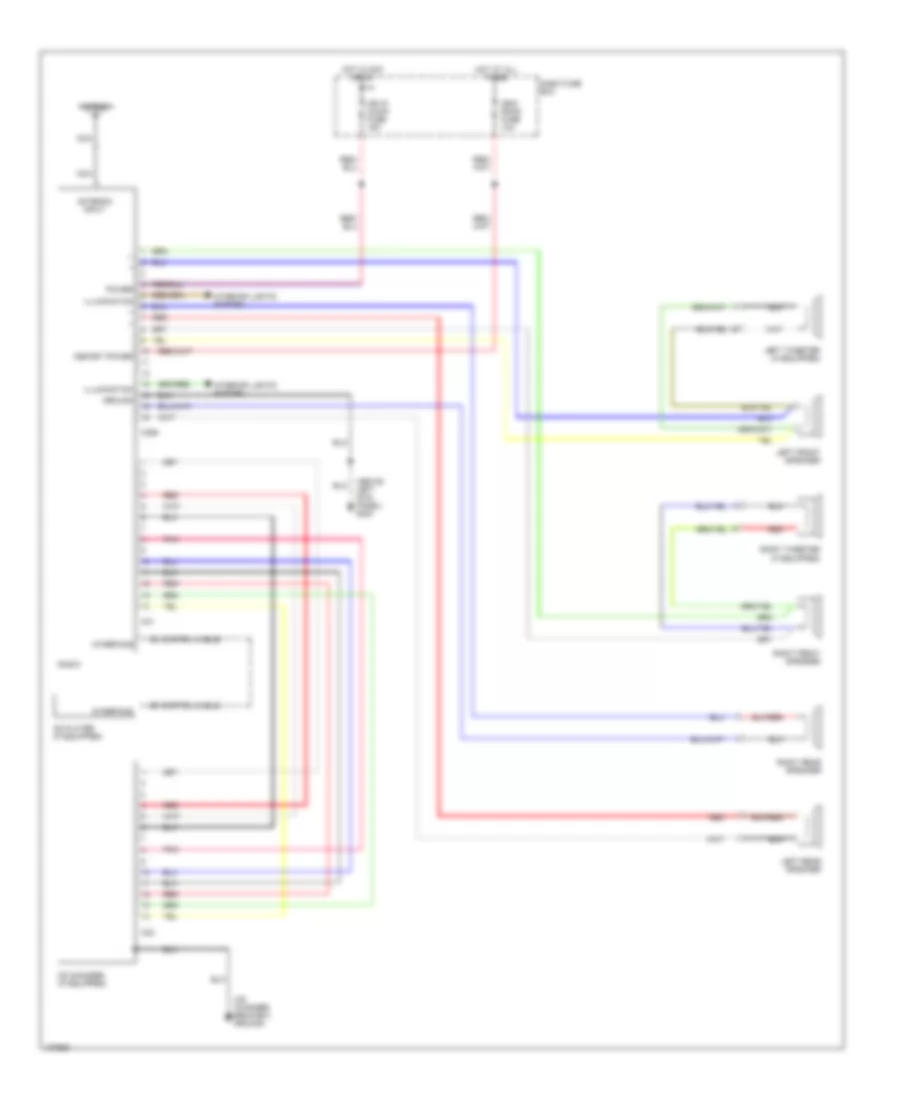 Электросхемы магнитолы для Honda Passport DX 1996