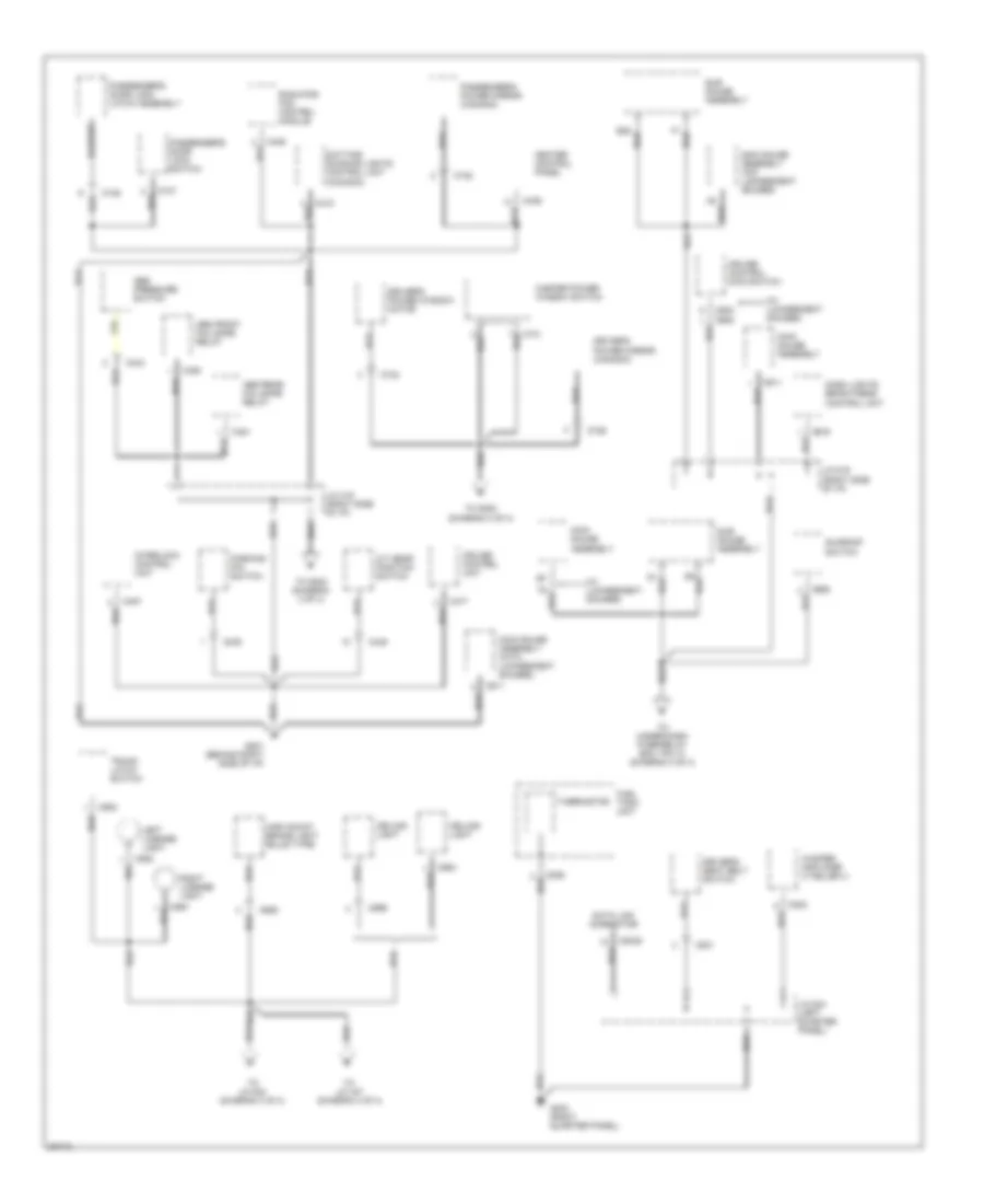 Электросхема подключение массы заземления (2 из 4) для Honda Prelude Si 1996