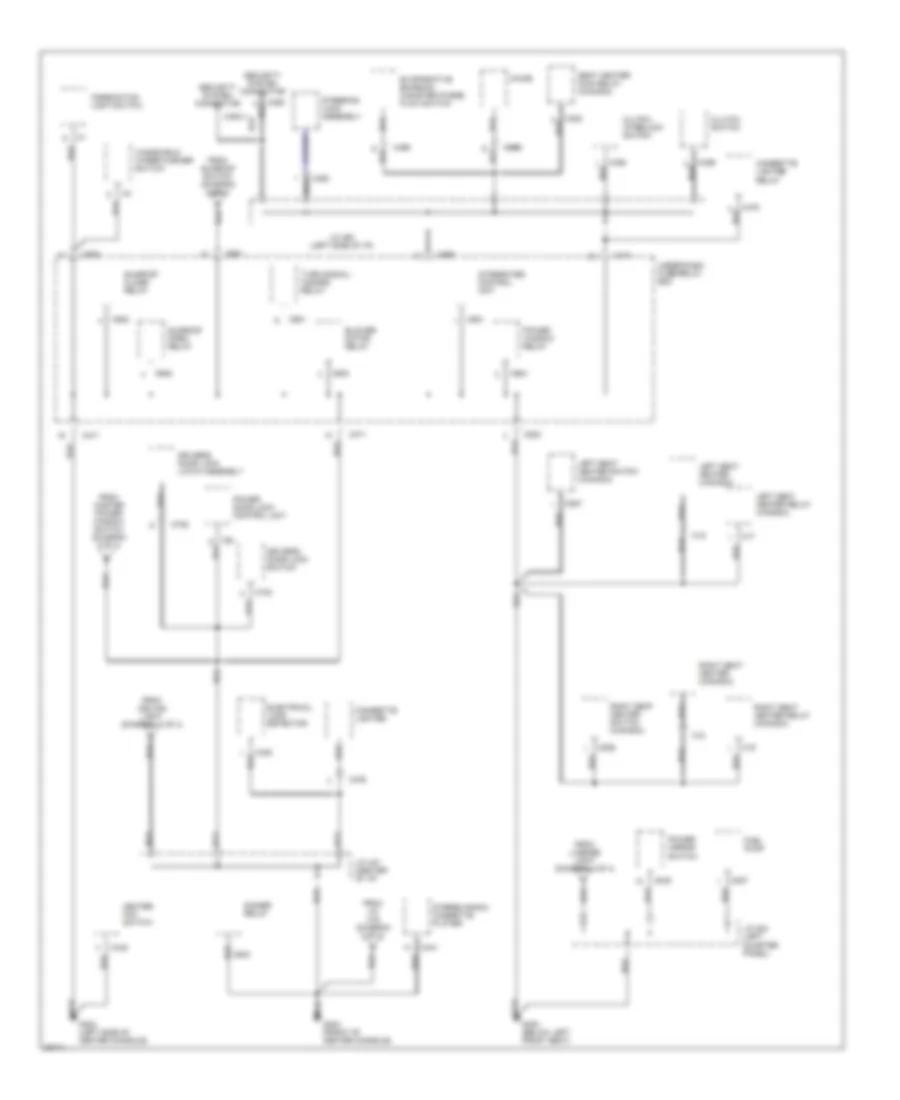 Электросхема подключение массы заземления (3 из 4) для Honda Prelude Si 1996