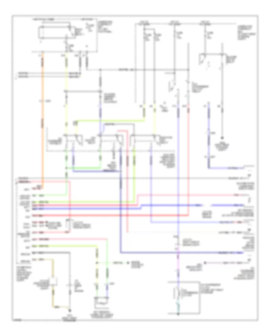 Электросхема кондиционера с ручный управлением (2 из 2) для Honda Ridgeline RTL 2014
