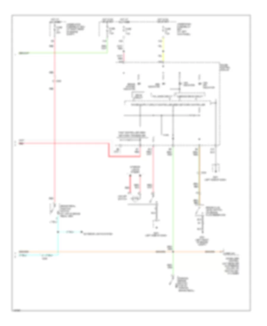 Электросхема антиблокировочной тормозной системы АБС (ABS) (2 из 2) для Honda Ridgeline RTL 2014