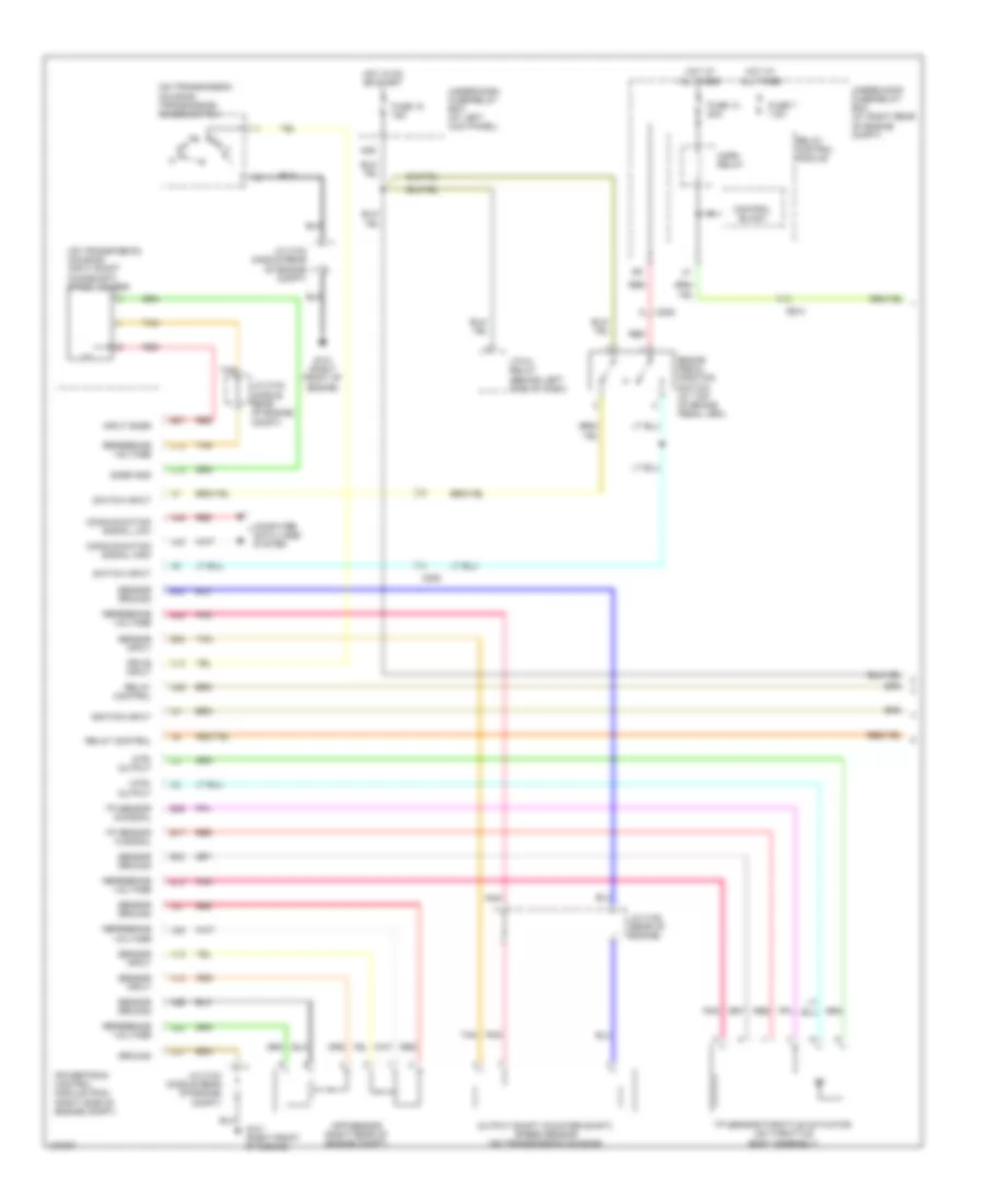 Электросхема системы круизконтроля (1 из 2) для Honda Ridgeline RTL 2014