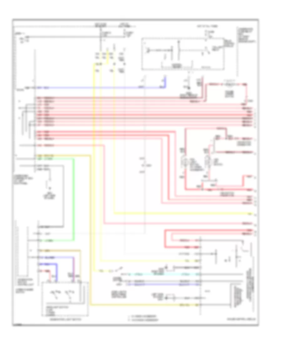 Электросхема подсветки приборов (1 из 2) для Honda Ridgeline RTL 2014