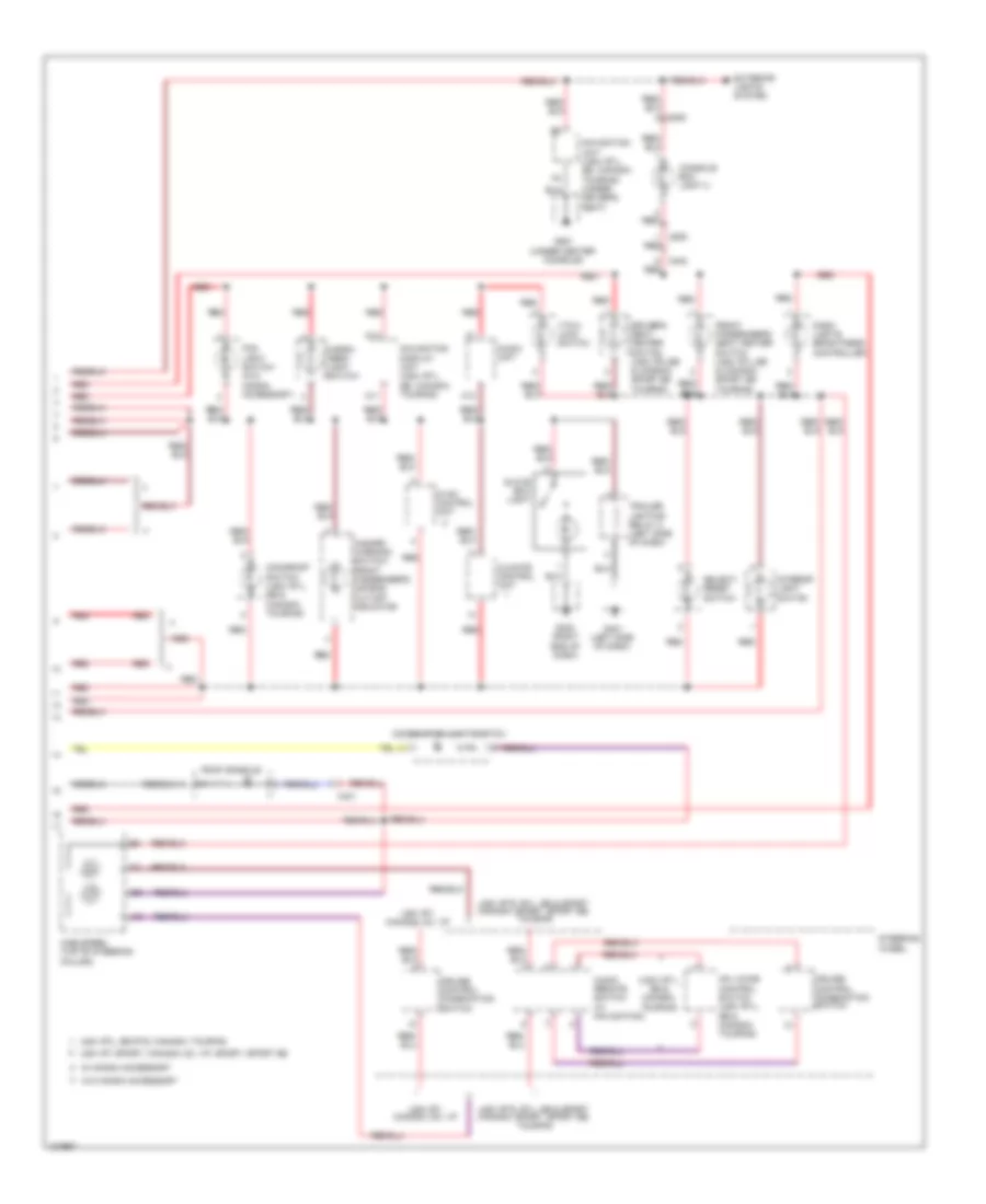 Электросхема подсветки приборов (2 из 2) для Honda Ridgeline RTL 2014
