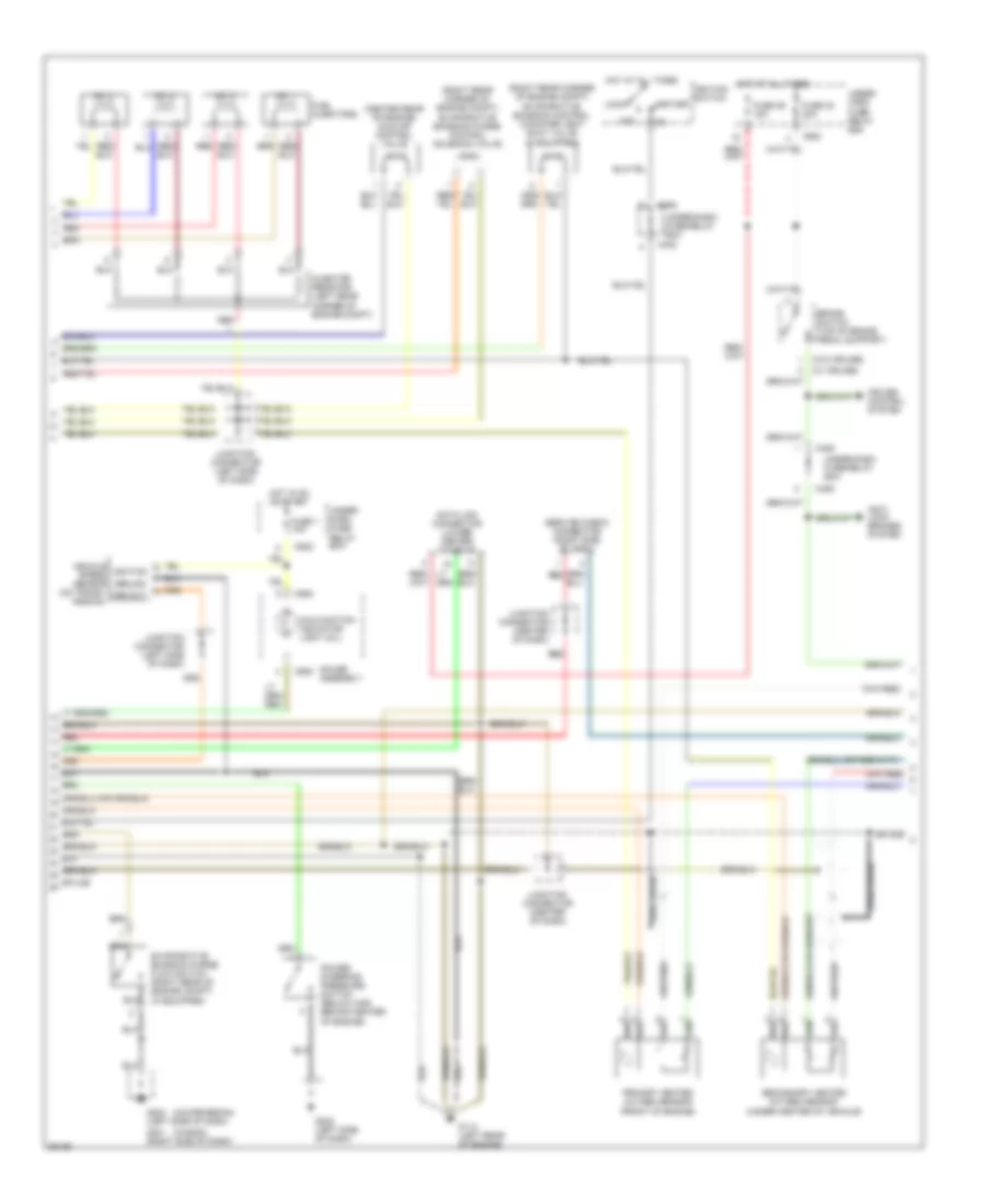 2.2L, Engine Performance Wiring Diagrams, SE, DX, LX & Canada EX (2 из 3) для Honda Accord DX 1997