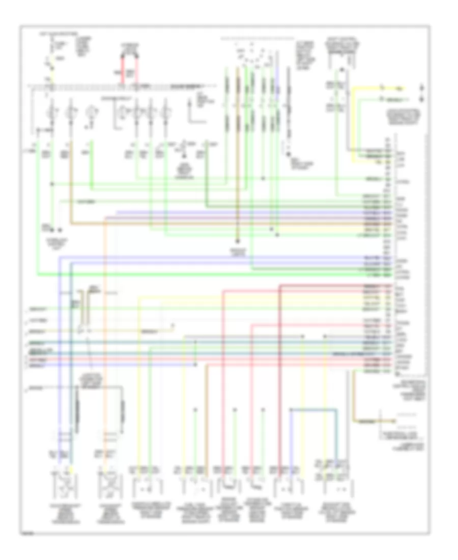 2.2L, Engine Performance Wiring Diagrams, SE, DX, LX & Canada EX (3 из 3) для Honda Accord DX 1997