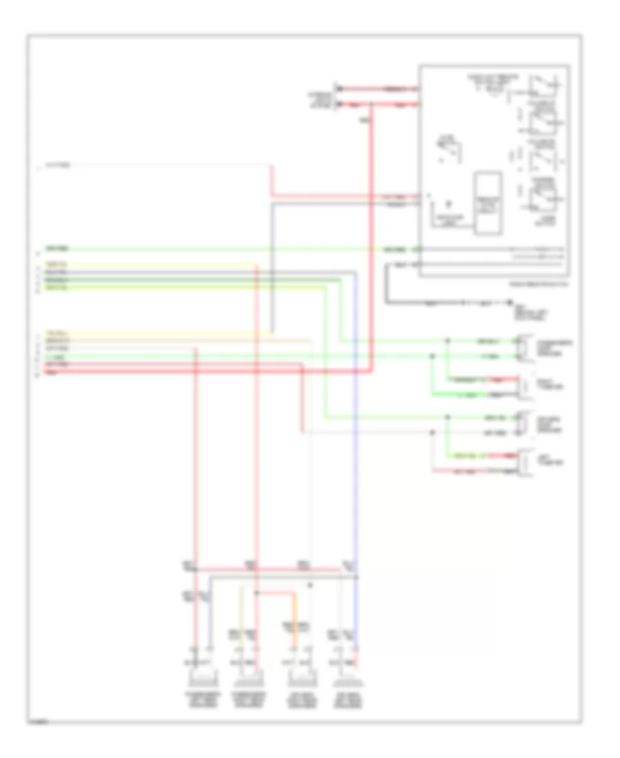 Radio Wiring Diagram, USA without CD Changer & withSatellite Radio (2 из 2) для Honda SCR 2009 2000