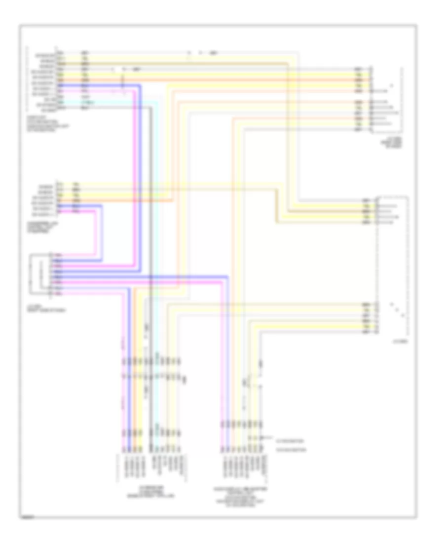 Схема Аудио GA-NET Bus/GA-NET для Honda Odyssey EX 2011