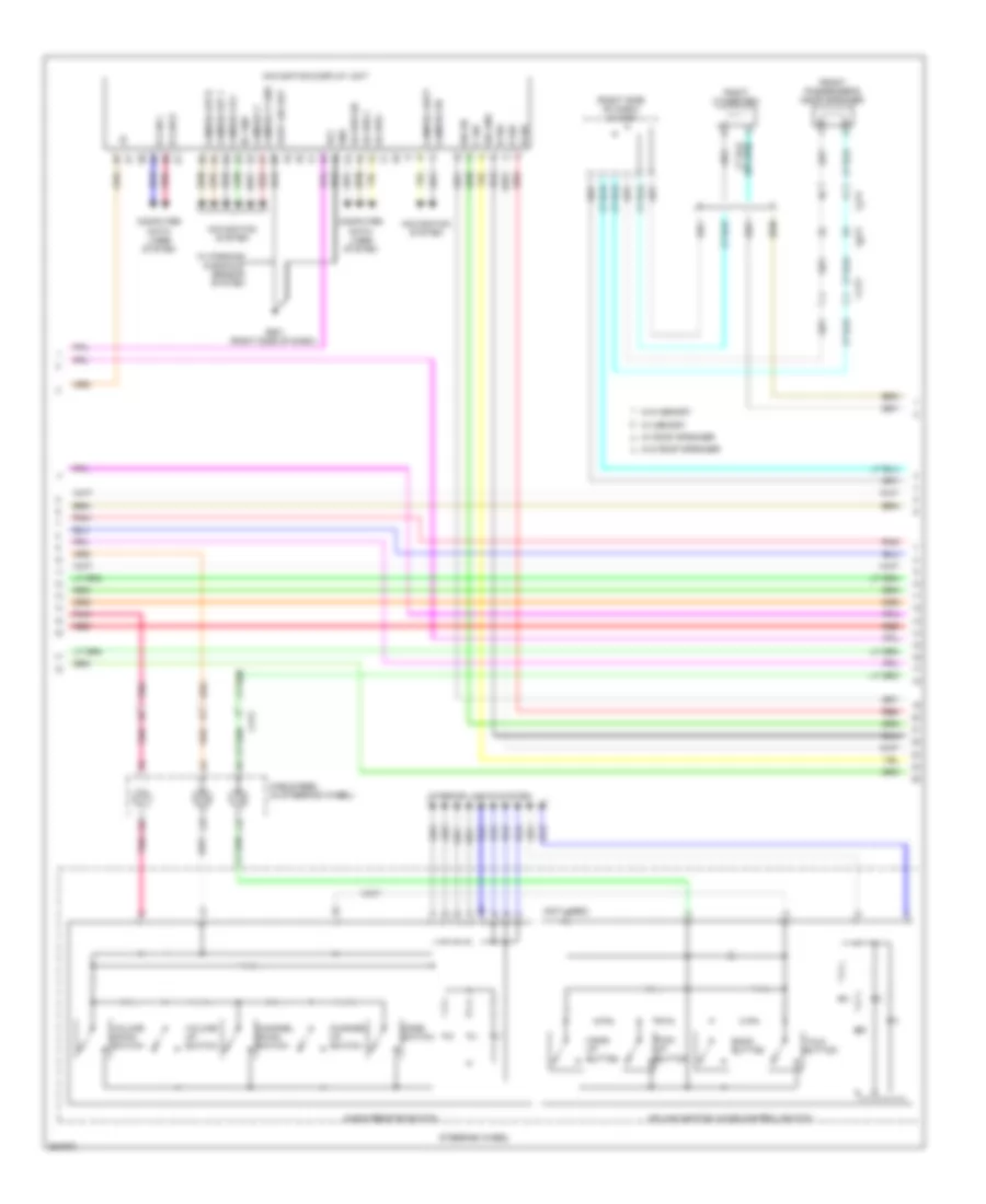 Электросхема магнитолы, С Навигация (2 из 5) для Honda Odyssey EX 2011