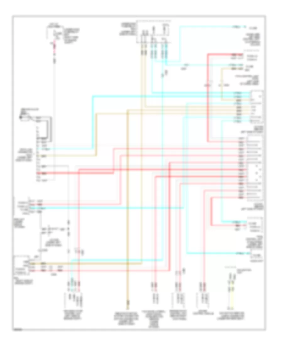 схема соединителя канала связи для Honda Pilot EX 2011