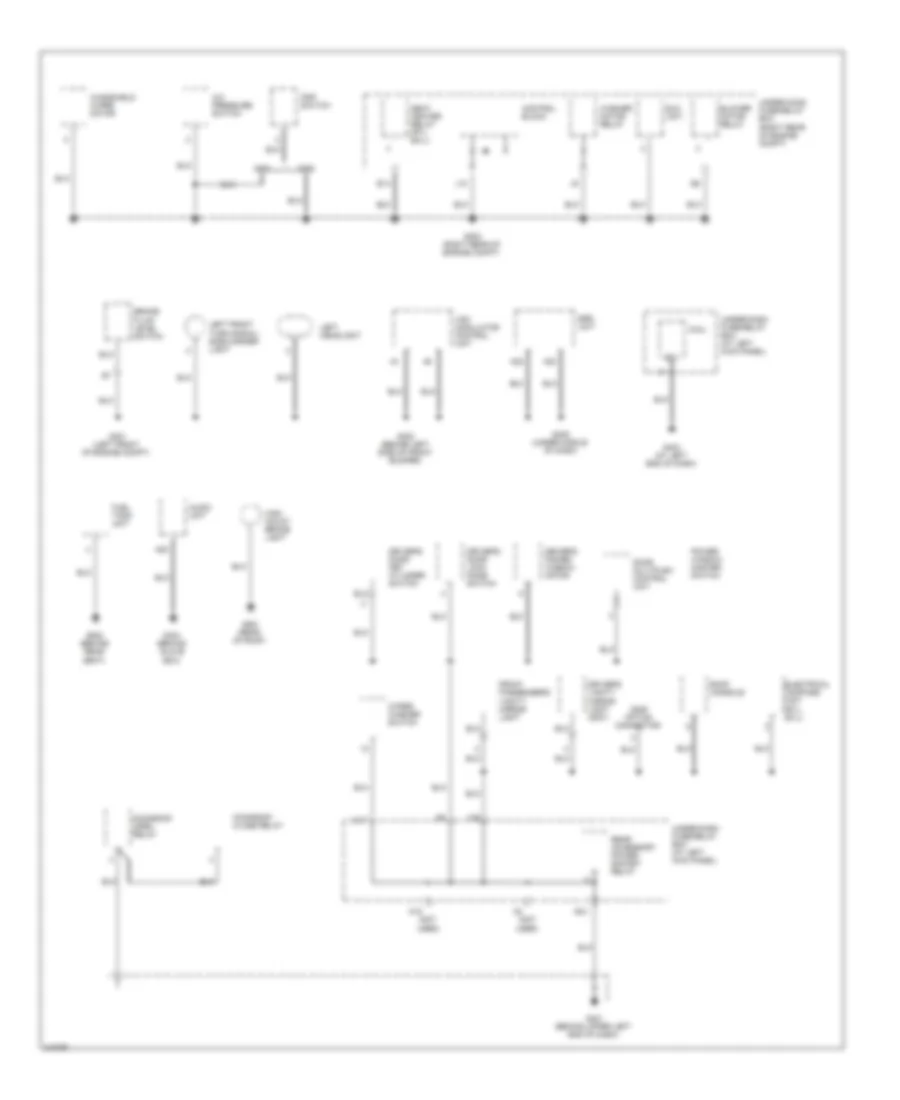 Электросхема подключение массы заземления (2 из 5) для Honda Ridgeline RTS 2006