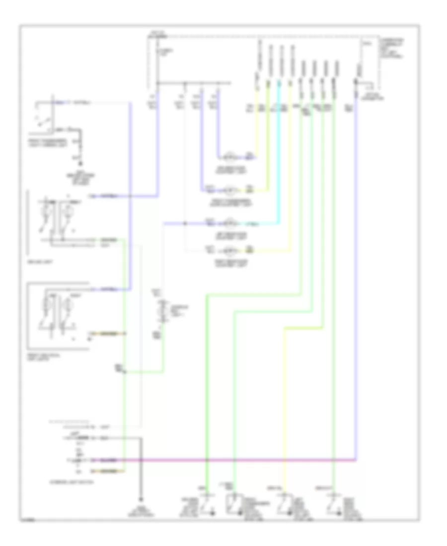 Электросхема подсветки для Honda Ridgeline RTS 2006