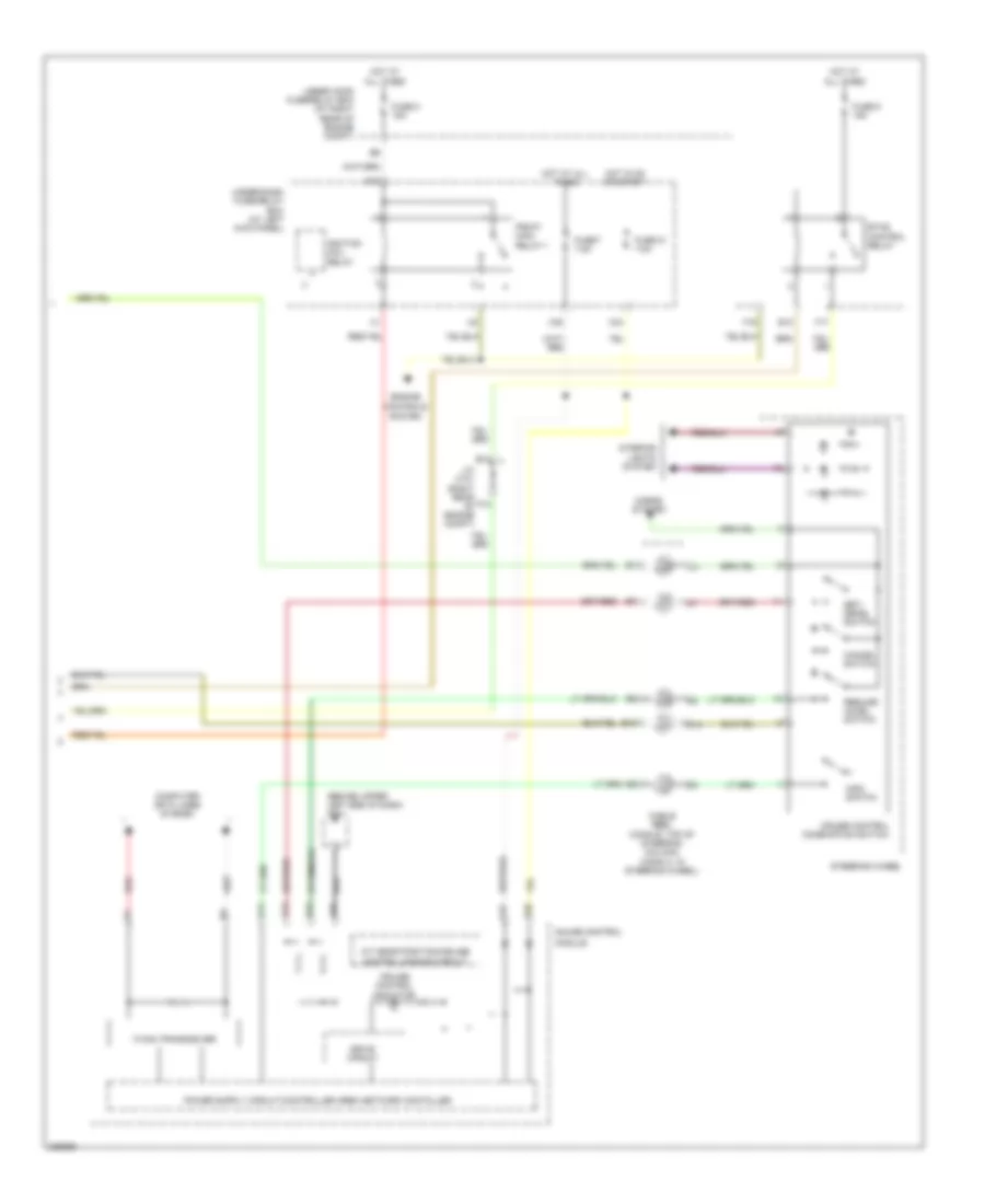 Электросхема системы круизконтроля (2 из 2) для Honda Ridgeline RTS 2011
