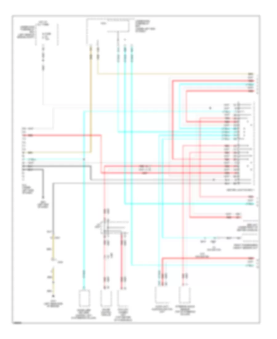 схема соединителя канала связи, гибрид (1 из 2) для Honda Civic HF 2013