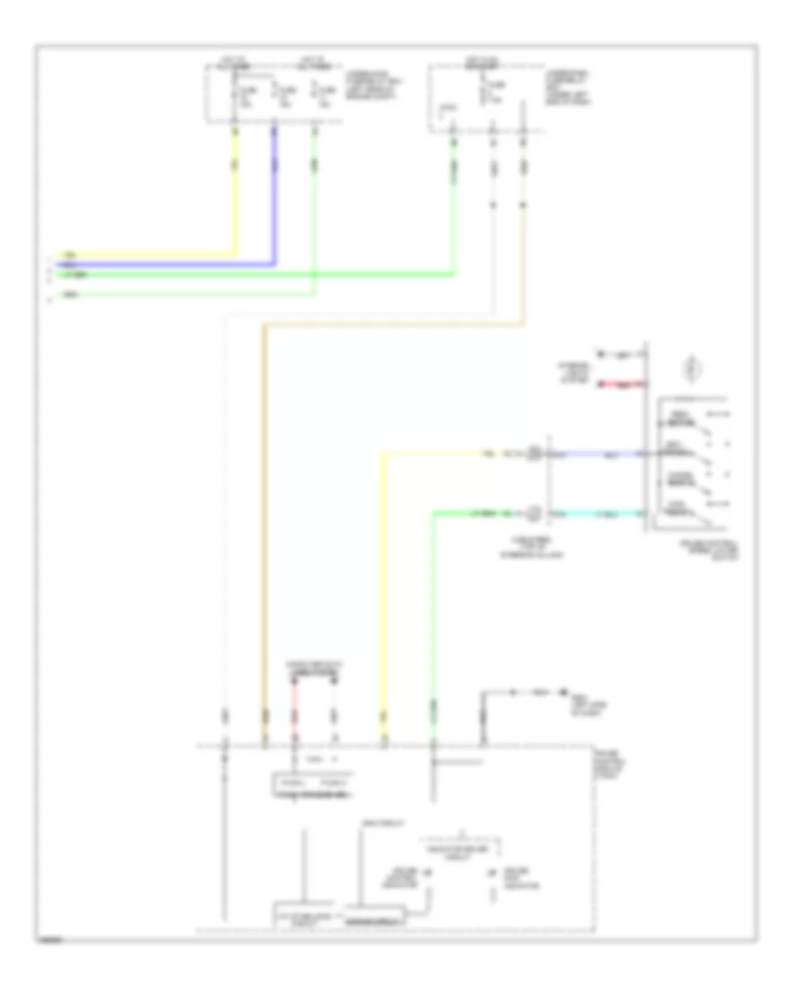 Электросхема системы круизконтроля, гибрид (2 из 2) для Honda Civic HF 2013