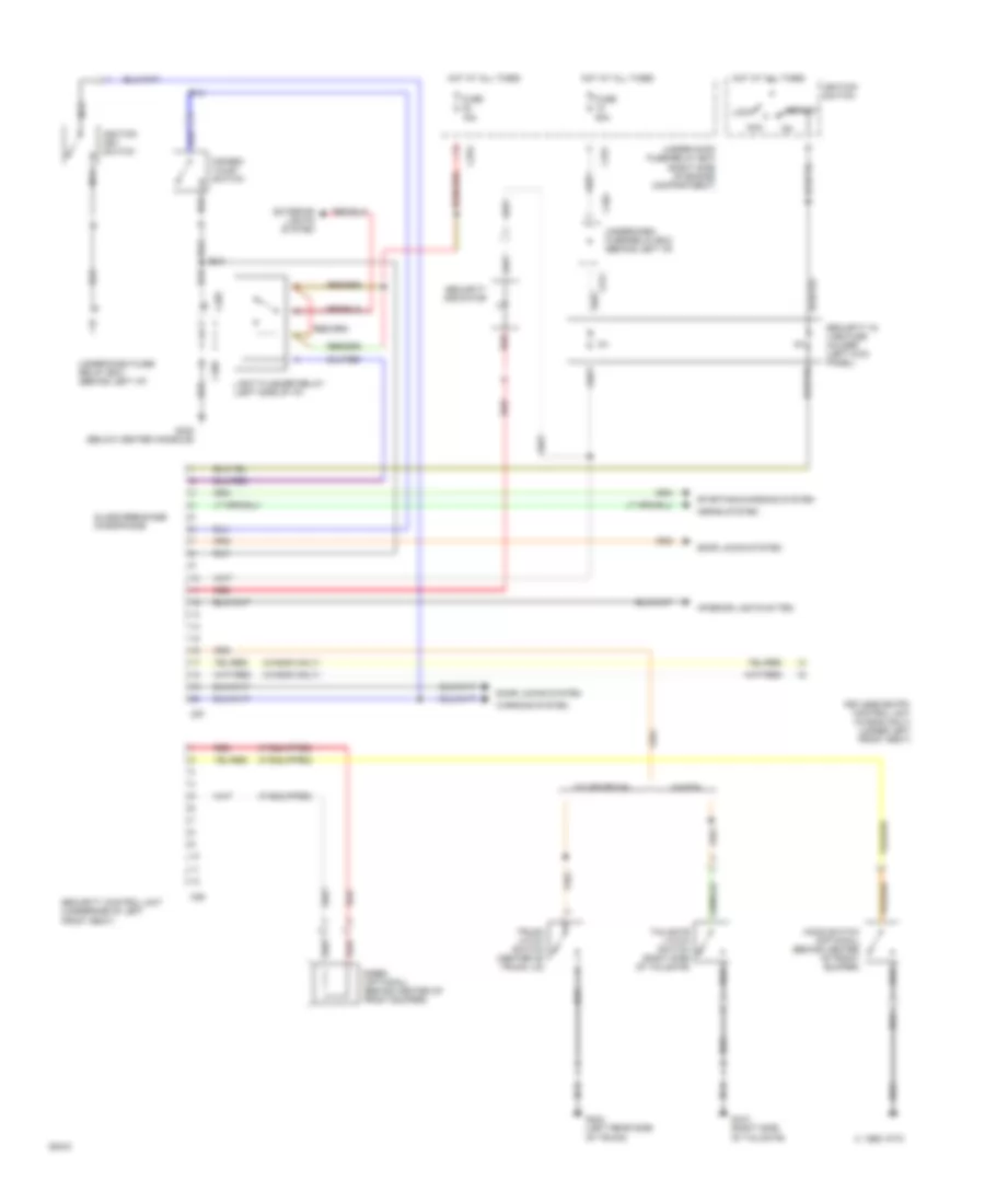 Электросхема противоугонной сигнализации для Honda Accord LX 1994