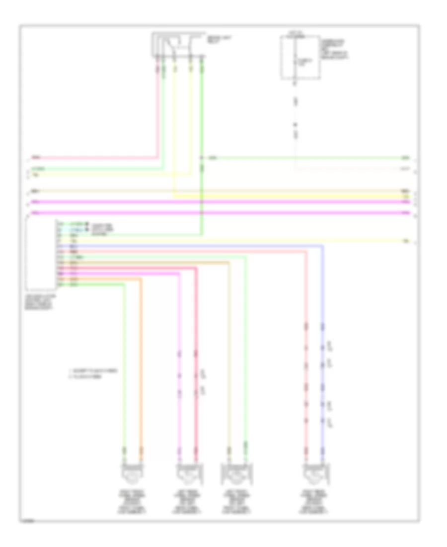 адаптивная Электросхема системы круизконтроля, гибрид (2 из 3) для Honda Accord Plug-In 2014