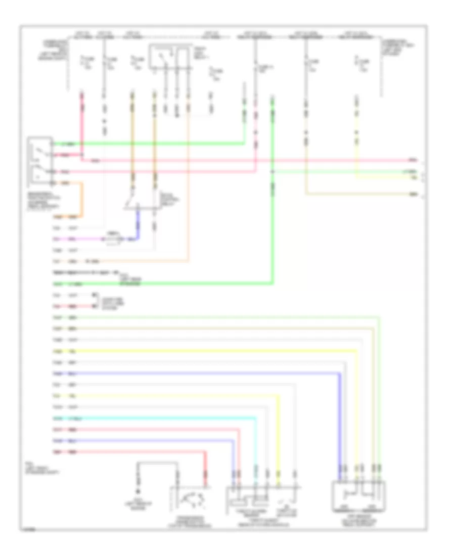 Электросхема системы круизконтроля, гибрид (1 из 2) для Honda Accord Plug-In 2014