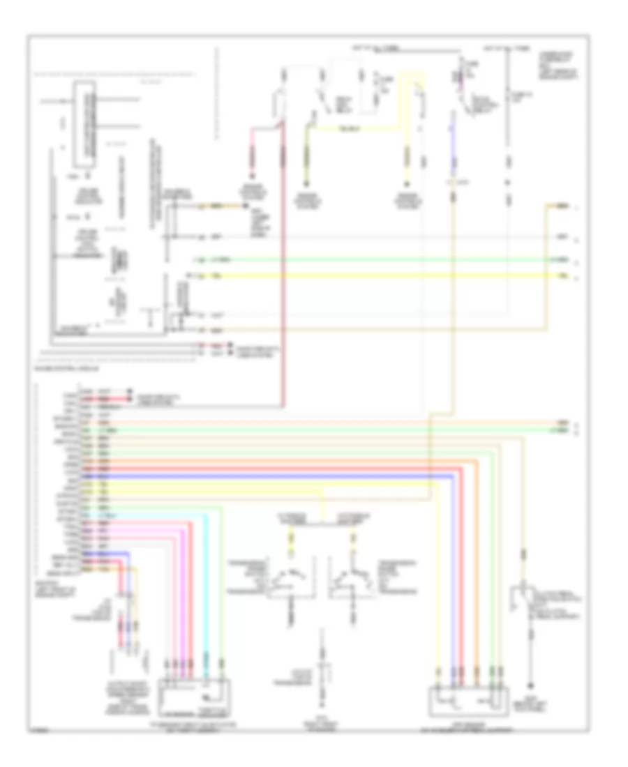 3.5L, Электросхема системы круизконтроля (1 из 2) для Honda Accord LX 2012