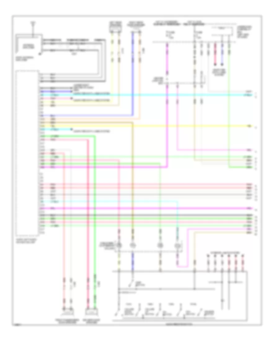Эдектросхема магнитолы. Базовая комплектация., кроме гибрида (1 из 3) для Honda Accord Touring 2014