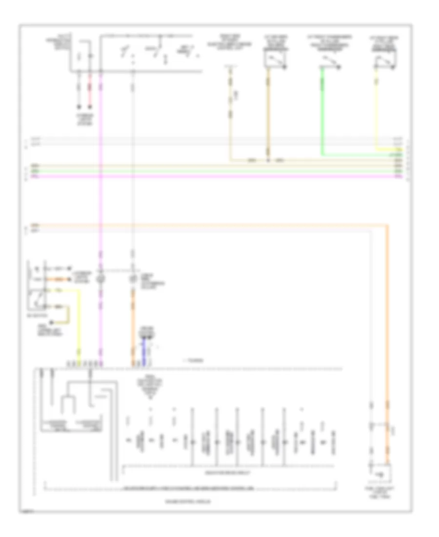Электросхема панели приборов, гибрид (2 из 3) для Honda Accord Touring 2014