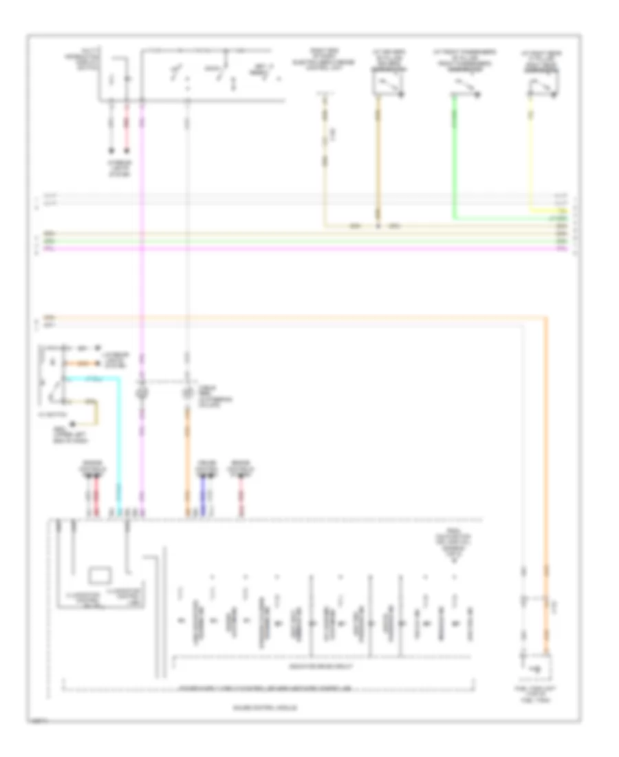 Электросхема панели приборов, гибрид (2 из 3) для Honda Accord Touring 2014