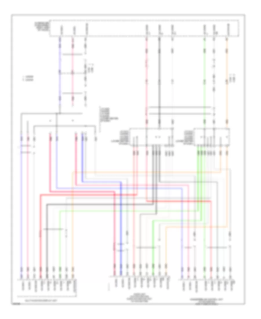 Схема Аудио GA-NET Bus/GA-NET, Кроме Гибрида для Honda Civic DX 2012