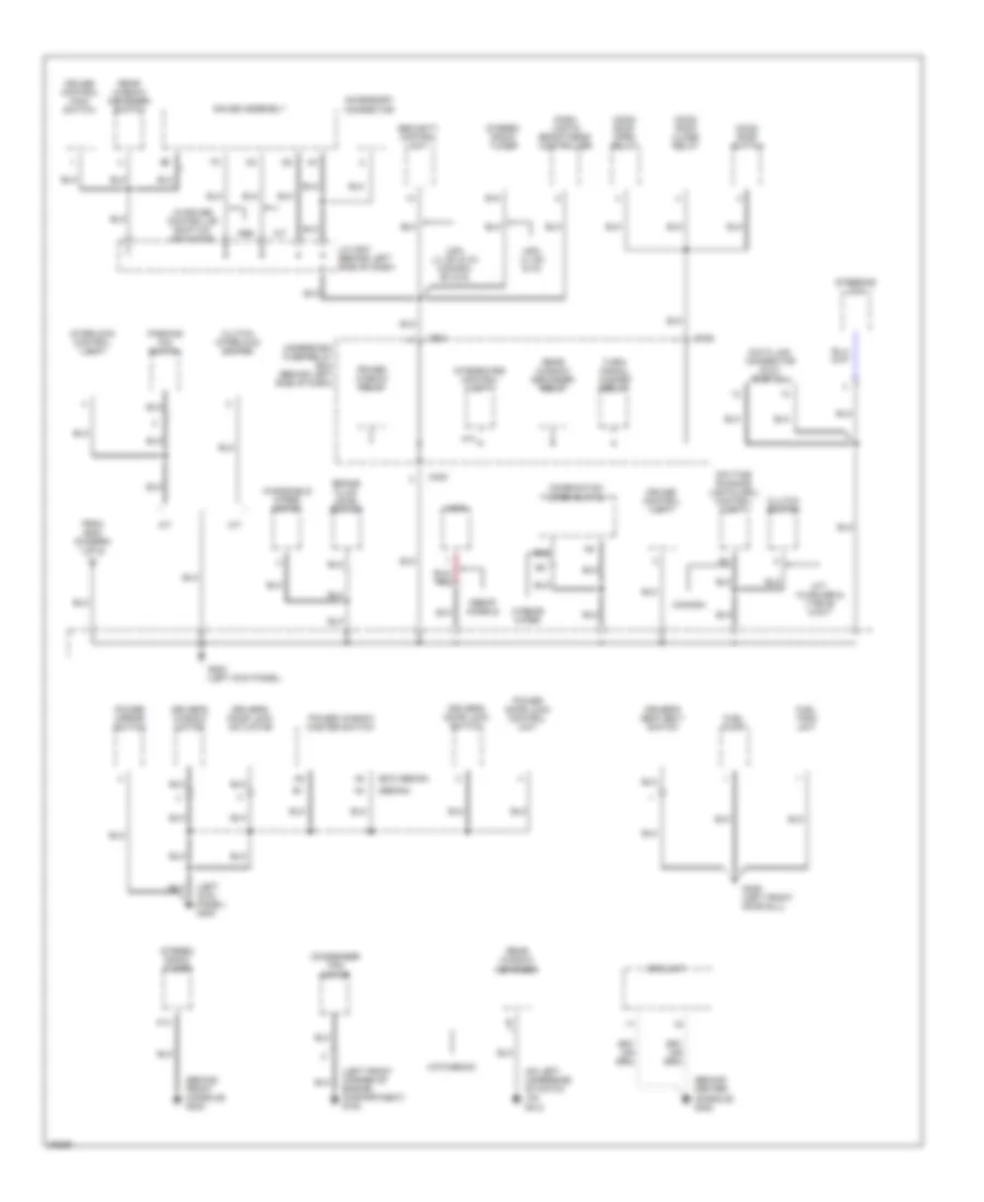 Электросхема подключение массы заземления (2 из 3) для Honda Civic DX 1998