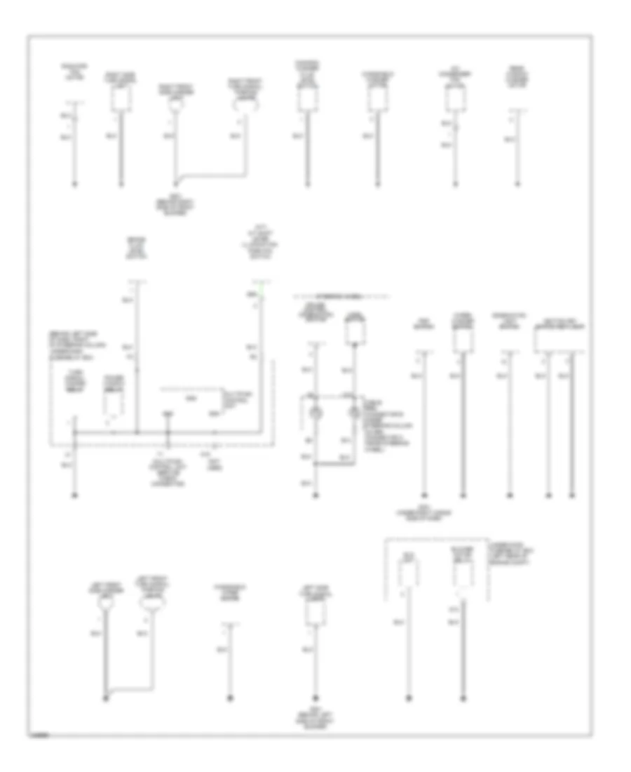 Электросхема подключение массы заземления (2 из 4) для Honda Element SC 2010