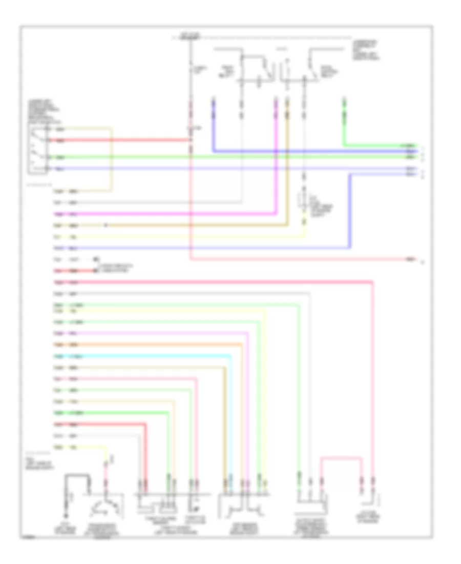 Электросхема системы круизконтроля (1 из 2) для Honda CR-V EX 2013