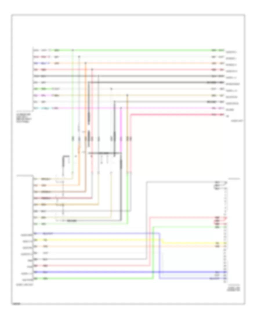 Music Link Wiring Diagram, Accessory, LX, EX & EX-L without Навигация для Honda CR-V EX 2007