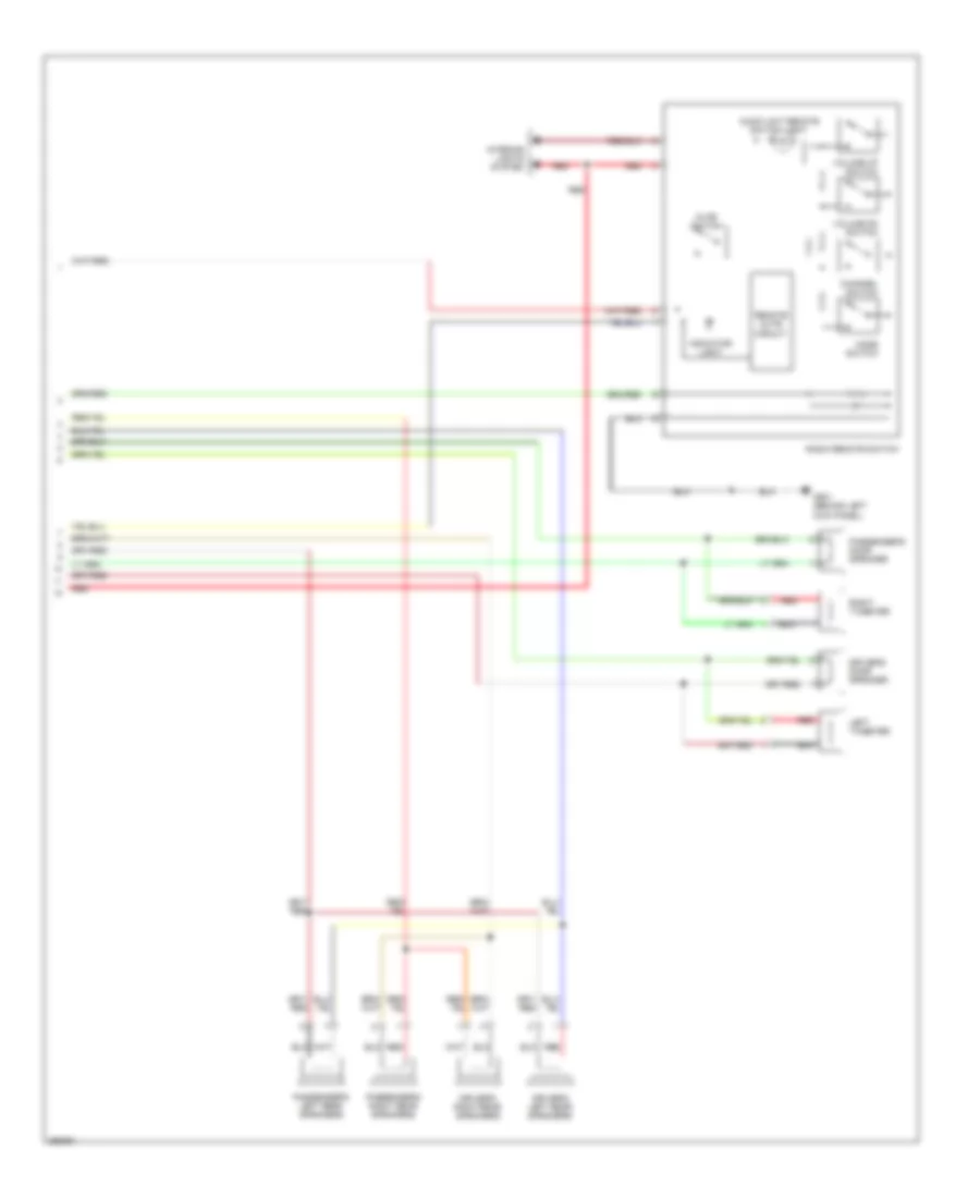 Radio Wiring Diagram, USA withCD Changer & withSatellite Radio (2 из 2) для Honda S2008 2000