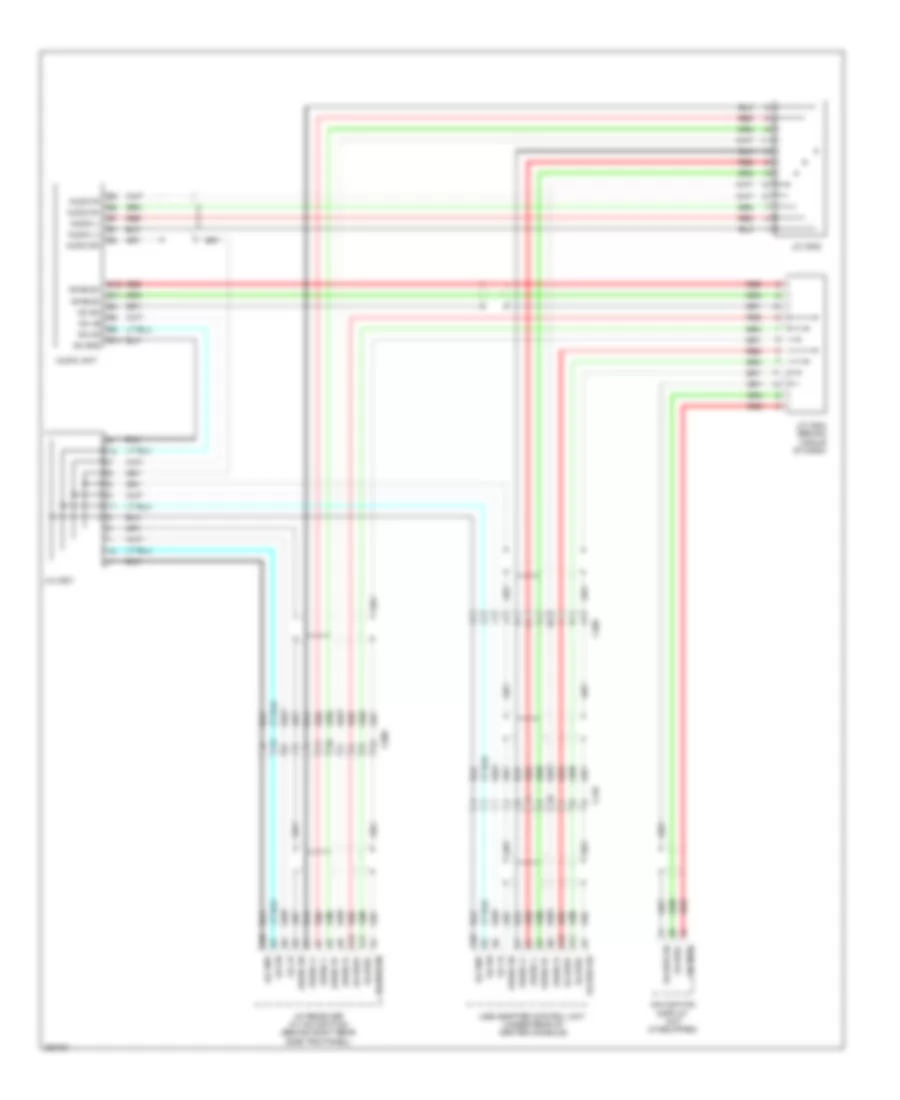 Схема Аудио GA-NET Bus/GA-NET для Honda Crosstour EX 2012