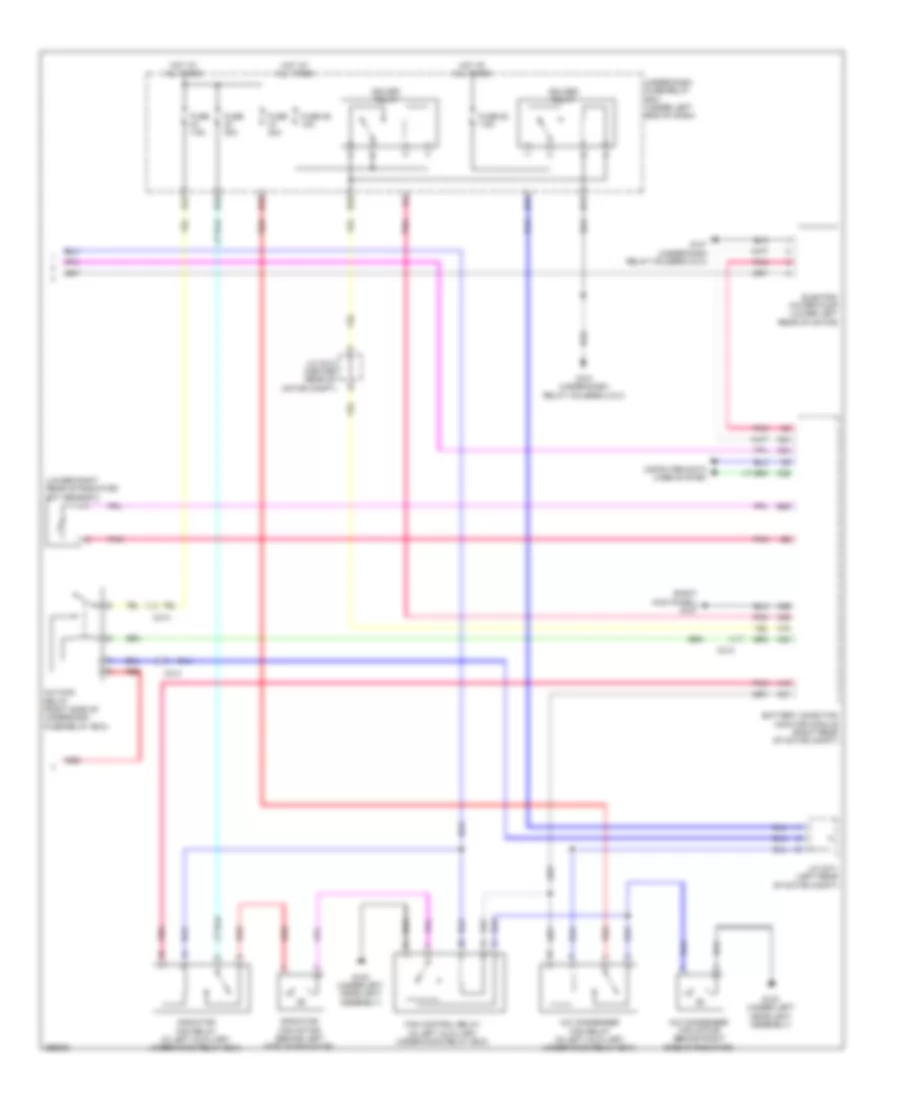 Электросхема кондиционера (4 из 4) для Honda Fit EV 2013