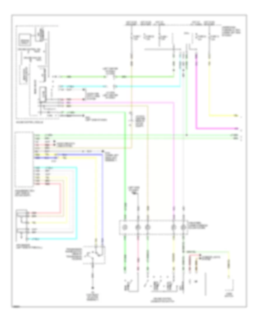Электросхема системы круизконтроля, электромобиль (1 из 2) для Honda Fit EV 2013