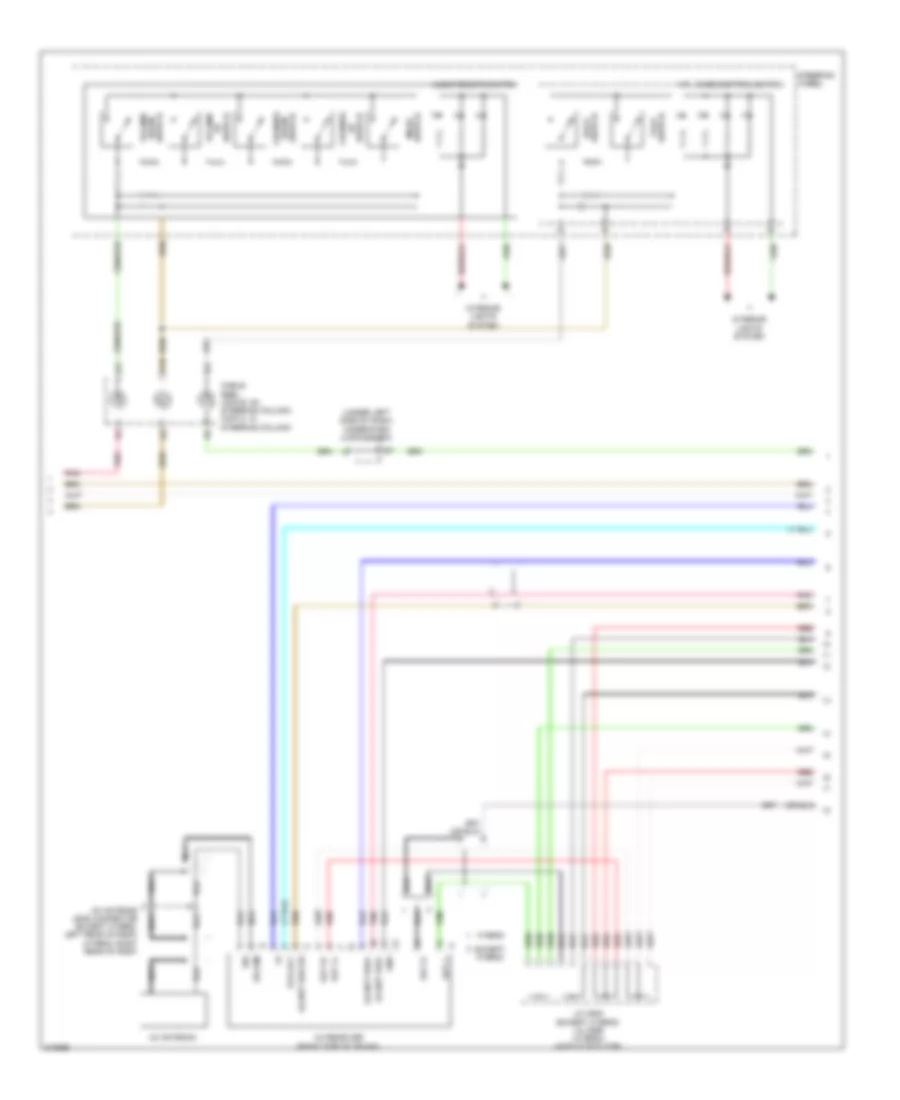 Radio Wiring Diagram, USA & Canada 4 двери ИСКЛЮЧАЯ, EX-L, гибрид С навигация (2 из 3) для Honda Civic EX 2009